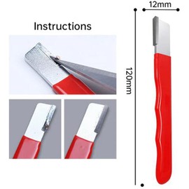 2Pcs Red Portable Quick Sharpener, Lawnmower Blade Sharpener, Multipurpose Pocket Garden Tool for Knives, Pruners, Loppers, Hedge Shears, Scissors, Axes, Hatchets, Machetes, Lawn Mowers