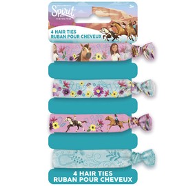 Spirit Riding Free Hair Ties - One Size, 4 Pcs Multicolor