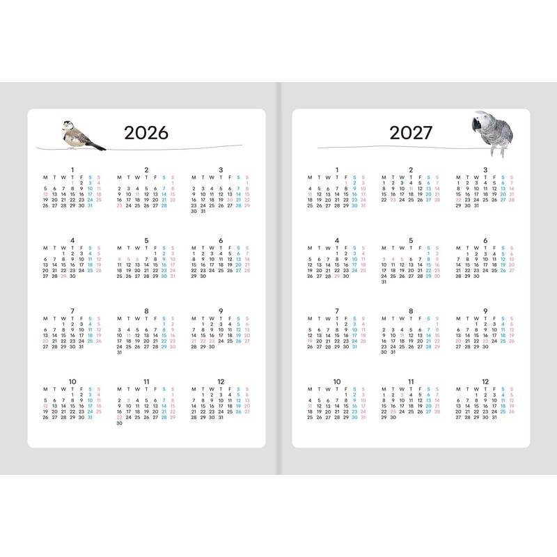 Notebook, Diary 2026, Take Art, Starts from December, A6, Cover