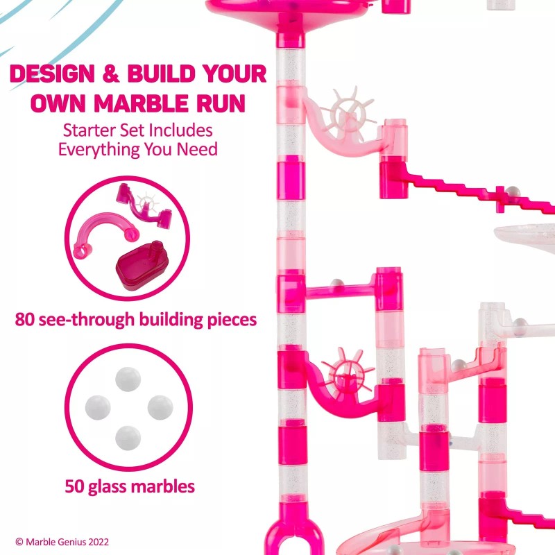 Marble Genius Marble Run Starter Set STEM Toy for Kids