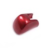 PIUGILH ABS Carbon Fiber Gear Shift Knob Cover Trim Decoration