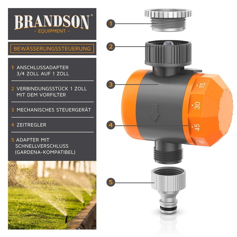 Brandson - Watering Timer - Water Timer - Watering Control