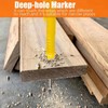 Deep Hole Solid Carpenter Pencil Set, Including 2 Counts Pencil