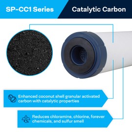 SpiroPure SP-CC1-20 20x2.5 Catalytic Carbon Water Filter Cartridge