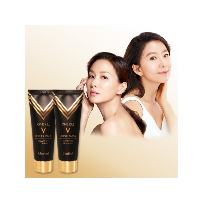 (1+1) Cledbel One Kill V Lifting Mask 70ml Black /