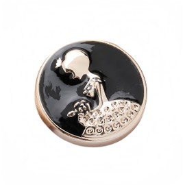 5PCS Gold White Pearl Buttons Fastener - Versatile Sewing Accessories for DIY Garment, Clothing, Handmade Projects, and Scrapbooking