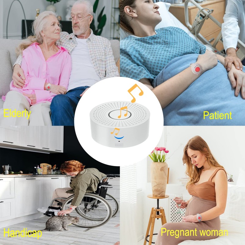 WiFi Caregiver Pager Call Button Wireless Nurse Alert Call Bell