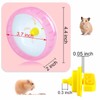 WishLotus Hamster Running Wheel, Silent Jogging Exercise Toy Hamsters Cage
