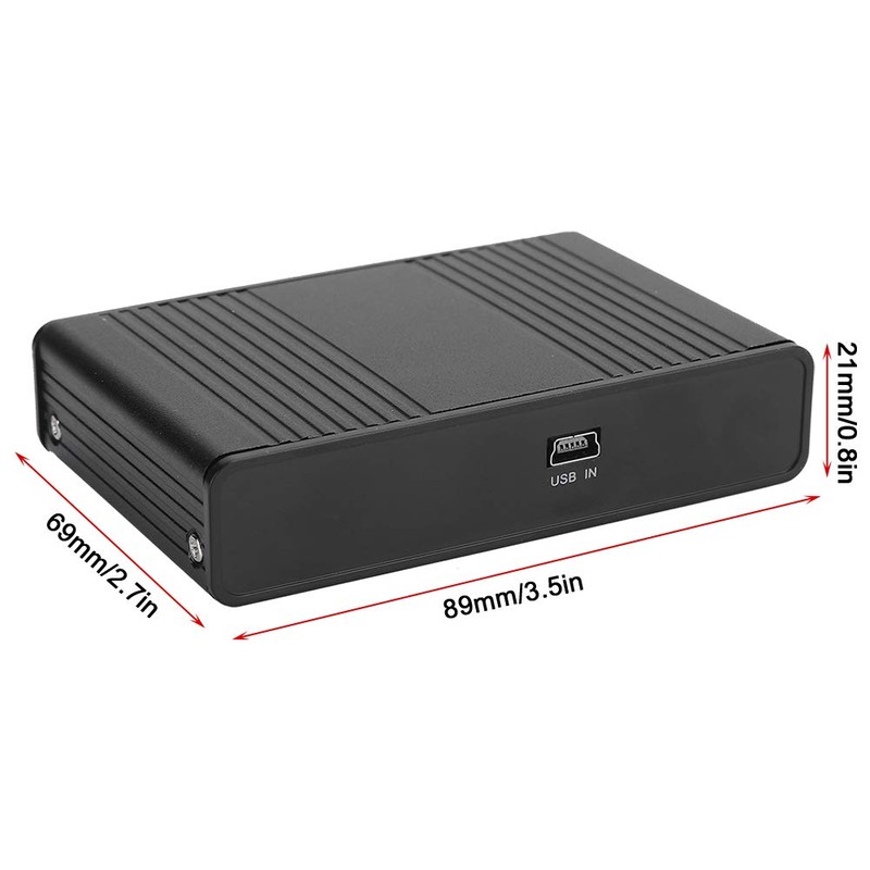 External Sound Card for Laptop, DM HD10 Aluminium Sound Card