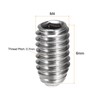 sourcing map Ball Point Set Screws, M4 x 6mm 304