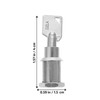 VILLCASE Tubular Cam Lock Zinc Alloy with Key for Vending