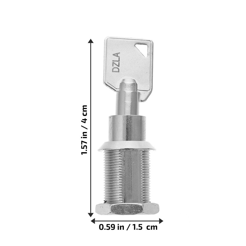 VILLCASE Tubular Cam Lock Zinc Alloy with Key for Vending