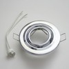 Flush Mounting Frame Chrome Swivel MR16 GX 5.3