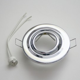 Flush Mounting Frame Chrome Swivel MR16 GX 5.3