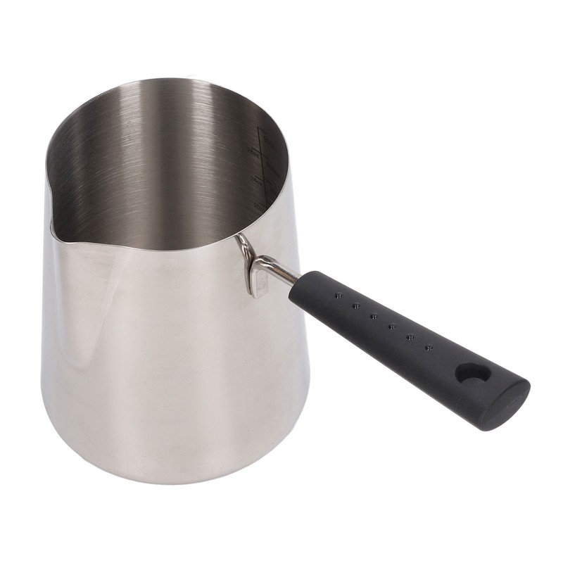 Coffee Milk Frothing Pitcher Cup 304 Stainless Steel Long Handle