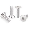 M8 (8mm x 30mm) Hex Socket Countersunk Machine Screws, 10PCS