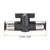 sourcing map Pneumatic Ball Valve, Push to Connect Shut off