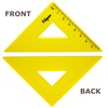 Geometry Set of 4, Drawing Set Triangle 45°/125 cm, Triangle