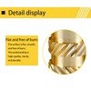 Qrity 100 Pcs Brass Knurled Nut, M3 Threaded Inserts, 3D