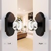 BonKuDoo 2 Pack Crystal Dummy Door Knobs, Inactive Glass Dummy