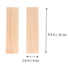 DOITOOL 10Pcs Rectangular Pine Wood Boards Unique Photography Background Props