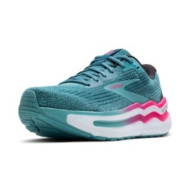 Brooks Women's Ghost Max 2 Trainers, Storm Blue Knockout Pink Aqua