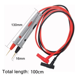 Test Leads, 1000 V / 20 A Multimeter Cable, Test Cable, Multimeter Accessories with Crocodile Clips, Test Cable, Measuring Tips Set, for Voltage Tester, Current Meter and Electrical Engineering, Pack