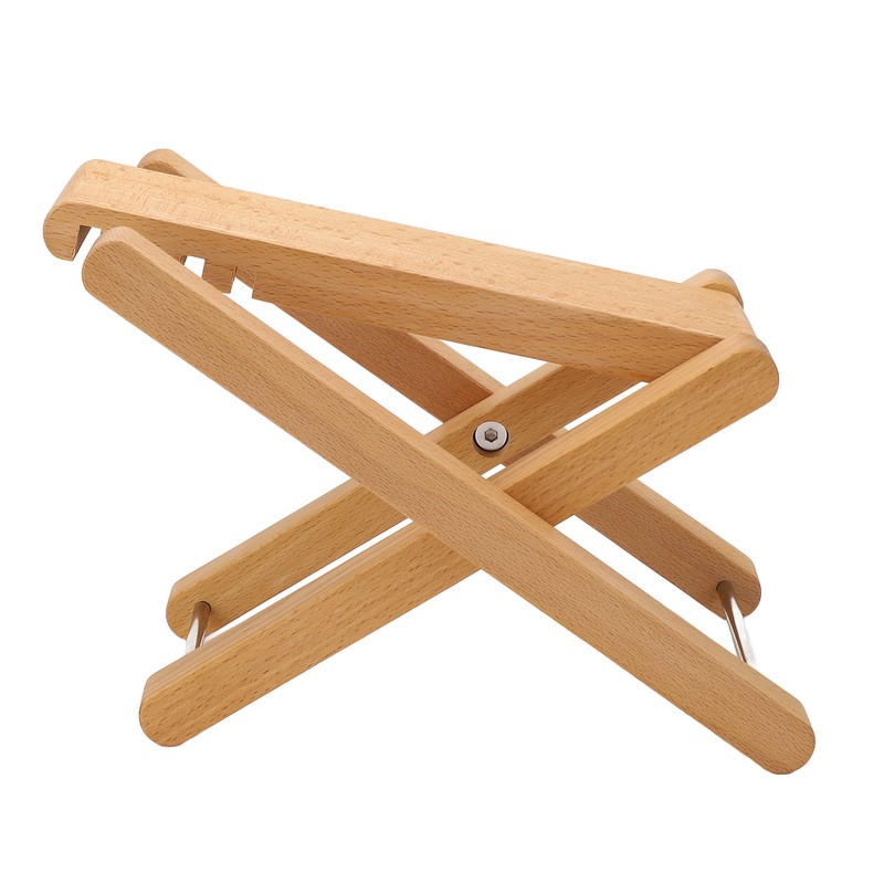 Guitar Foot Rest Adjustable Height 4 Position Foldable Solid Wood