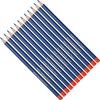 12 PCS Sewing Marking Pencils Water Soluble Tailor's Chalk for Fabric Clothing Cutting Wood-cased Pencil(Blue)