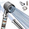 Iopsk Fitered Shower Head with Handheld for Hard Water, High