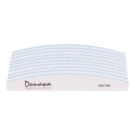 Donawa 도나와 하프문파일 180grit 10개 네일케어 손톱정리 DSHF001-180180-S10 Donawa Half Moon File 180 grit 10pcs Nail Care Nail Organizer DSHF001-180180-S10