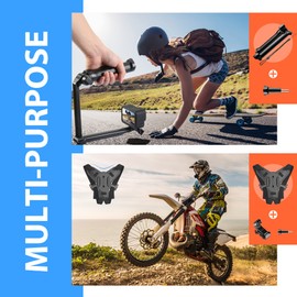 HONGDAK 65in 1 Action Camera Accessories Kit Compatible with GoPro Hero 12 11 10 9 8 7 6 5 4 3 3+ Max 11 Mini Insta360 X3 X2 GO3 DJI Osmo Action 4 3 SJCAM AKASO Sony Sports DV