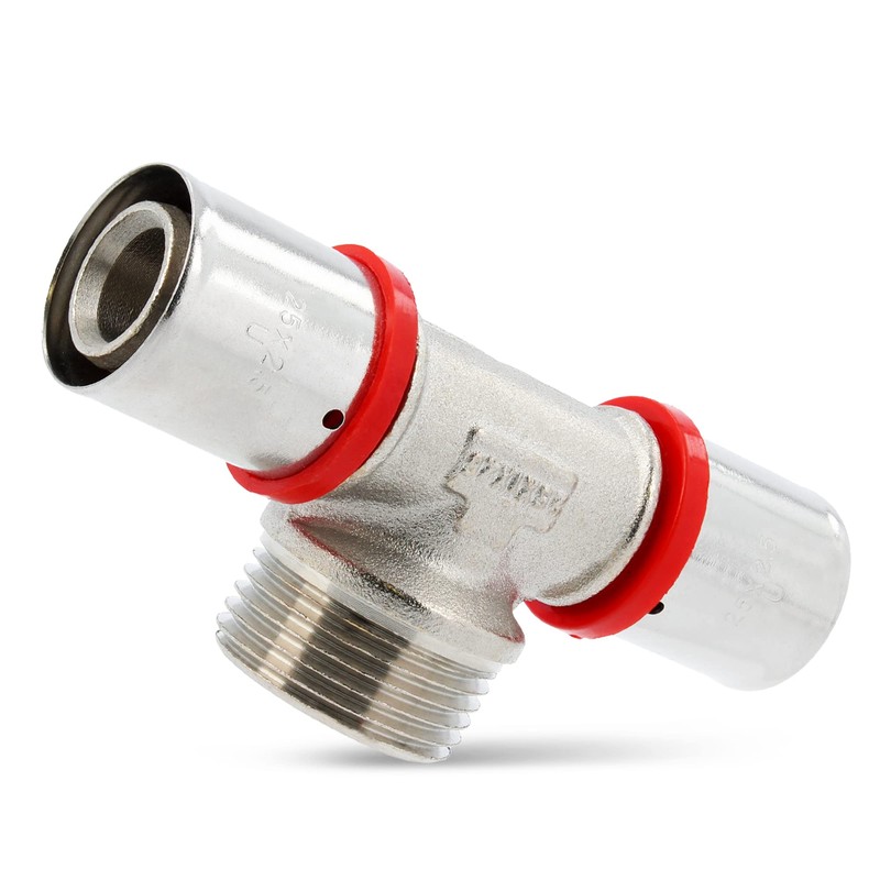 T-Piece PEX Press Fitting 25 x 1 Inch x 25