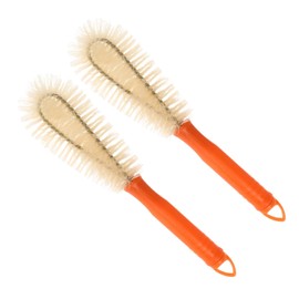 Outanaya 2pcs Car Rim Cleaning Brush Safe Bristles for Gentle Wheel for All Vehicle Models Precision Design for Detailed Cleaning for Tire Detailing