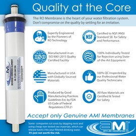 Applied Membranes Inc Replacement Filter Set for Culligan AC-30 RO System - Includes RO Membrane, Carbon, Sediment and Post Filters
