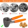 ChromLives Nutcracker, walnuts with non-slip handle, zinc alloy, die-cast zinc,