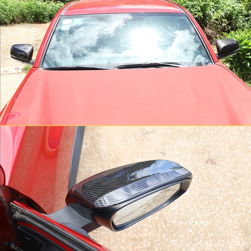 Auto Door Rearview Mirror Protective Trim Cap Compatible with Toyota