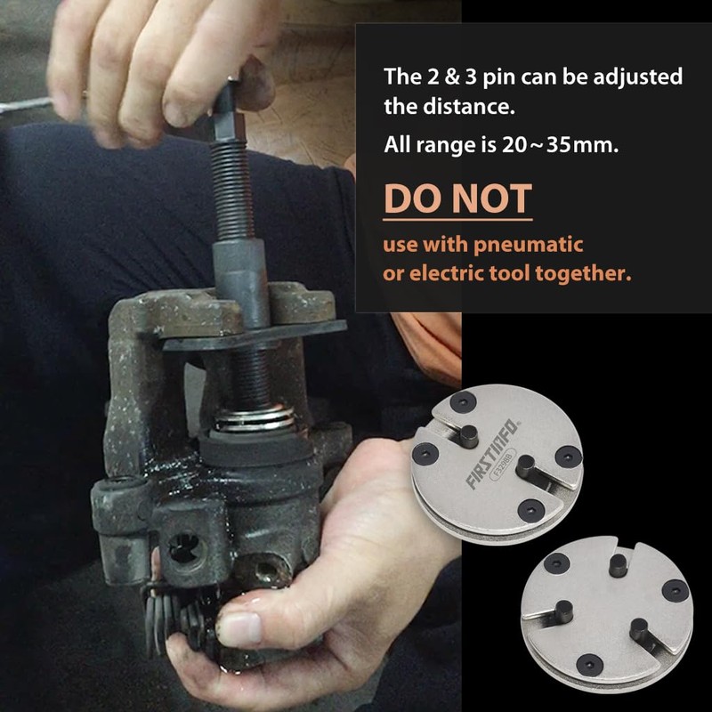 FIT TOOLS Universal 2&3 Pin Adjustable Auto Disc Brake Pad