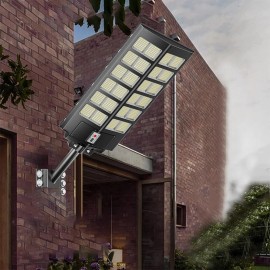 PFCTART 10000W Commercial Solar Street Flood Light Motion Sensor Dusk to Dawn Road Light