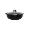 IMUSA 3.2Qt Bistro Ceramic Nonstick Caldero/Dutch Oven with Glass Lid,