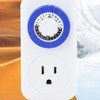Power Failure Timer with 2 Grounded Sockets - for Lamps,