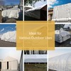 GUARD SHIELD White Tarp Waterproof 12x20 Feet Medium Duty All