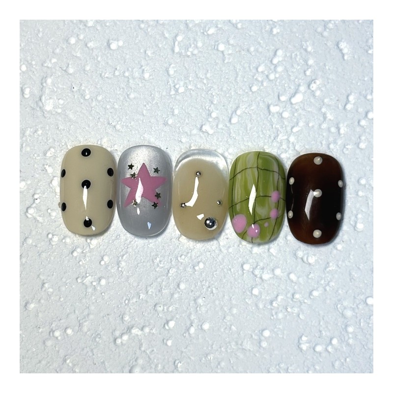 [Rene] Rhythm handmade nail tips, daily nail specialist / [르네]