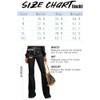 GOLDPKF Stretch Flare Jeans for Women High Waisted Bell Bottom