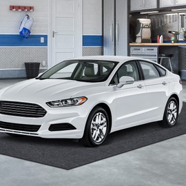 TREETONE Oil Spill Mat, 7.4 x 17 Ft, Premium Absorbent Oil Pad. Contains Liquids, Protects Garage Floor from Spills, Drips, Splashes and Stains. Washable, Reusable, Waterproof Rubber Parking Mats