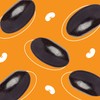 Black Licorice Jelly Beans - 2 Pound Bulk Pack -