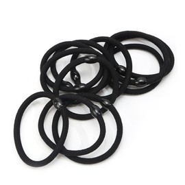 NOLITOY 8Pcs Elastic Ponytail Holders Thick Hair Ties Durable Hair Accessories for Women and Black Hair Bands for Everyday Wear and All Occasions