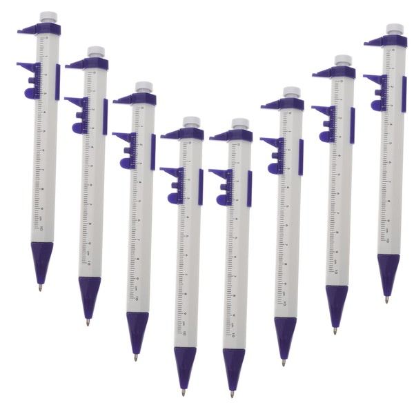 SEWACC 8Pcs Scaled Ballpoint Pen Portable Writing Pens for Students