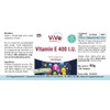 Vitamin E 400 IU - 120 Softgels for 120 Days