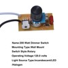 SC-239A Switch 200 Watt Manual Dimmer Replacement Kit for Wes-tek